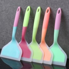 Pengfushop4 Yeşil Stil Silikon Spatula Mutfak Gereçleri Pişirme Gereçleri Spatula Sığır Eti Yumurta Mutfak Kazıyıcı Geniş Pizza Pişirme Araçları Kürek Yapışmaz (Yurt Dışından)