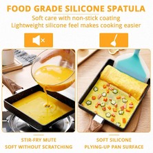 Pengfushop4 Yeşil Stil Silikon Spatula Mutfak Gereçleri Pişirme Gereçleri Spatula Sığır Eti Yumurta Mutfak Kazıyıcı Geniş Pizza Pişirme Araçları Kürek Yapışmaz (Yurt Dışından)