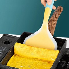 Pengfushop4 B5 Stili Gıda Sınıfı Yapışmaz Silikon Pişirme Gereçleri Spatula Sığır Eti Yumurta Mutfak Geniş Spatula Pizza Kürek Pişirme Araçları Mutfak Gereçleri (Yurt Dışından)