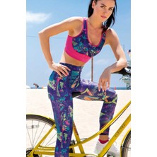 Yeni İnci Desenli Spor Tayt