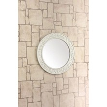 Altıntepe Dekoratif Yuvarlak Ayna Krem