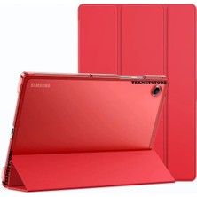 TEKNETSTORE Samsung Galaxy Tab A9 Plus SM-X210 11 Inç Tablet Uyumlu Standlı Akıllı Kılıf Smart Cover Siyah