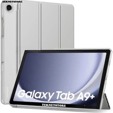 TEKNETSTORE Samsung Galaxy Tab A9 Plus SM-X210 11 Inç Tablet Uyumlu Standlı Akıllı Kılıf Smart Cover Siyah