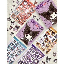 Kağıt Gemi Dükkan Sanrio Kuromi Karakteri Defter Sticker Bullet Journal Defter Süsleme Çıkartma