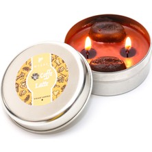 Missi Coffe Latte Kokulu Silver Teneke Vegan Mum /seyahat Mumu