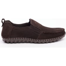 Derinet Comfort  Deri Bağcıksız Erkek Casual Ayakakabı