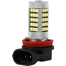 Praise6 1 Adet H11 H8 H9 Beyaz 6000K 850LM 2835 66SMD Otomatik LED Sis Lambası Gündüz Farı Toyota Honda Nissan Mazda Hyundai Lexus (Yurt Dışından)