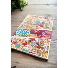 İstisna 500+ Sticker Book Etiket Kitabı Sticker Defteri A5 Boyut Etiket Seti