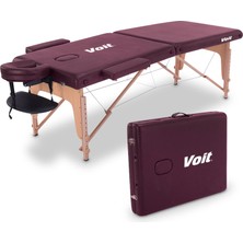 Voit 55003 Katlanabilir Masaj Masası Çantalı, Kılıflı, Bordo