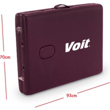 Voit 55003 Katlanabilir Masaj Masası Çantalı, Kılıflı, Bordo