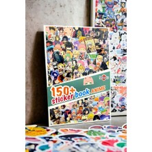 İstisna 150+ Kpop Anime Sticker Book Etiket Kitabı Sticker Defteri A5 Boyut Etiket Seti