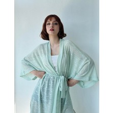 Retrobird Tasarım Kimono Kadın Çağla