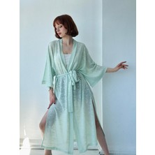 Retrobird Tasarım Kimono Kadın Çağla
