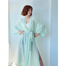 Retrobird Tasarım Kimono Kadın Çağla