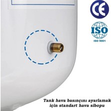 Tr Tank Su Arıtma Cihazı Su Tankı Ters Osmoz Depolama Tankı Paslanmaz Çelik 2.2 Galon 8 Lt. Nsf Onaylı