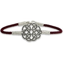 Serra Jewels Gümüş Kazaziye Örgü Bileklik