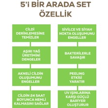 Dermasolin 5'i Bir Arada Akne Bakım Seti 5'li