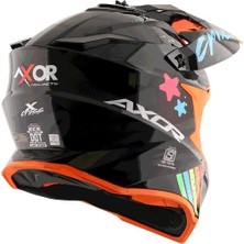 Axor X-Cross X2 - Black Grey / Kgr - Motosiklet Kask