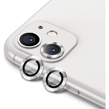 Etiget iPhone 11 Kamera Koruyucu Lens Alüminyum Alışımlı Cam (gümüş)