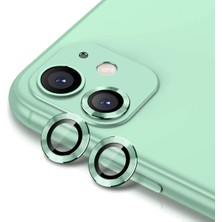 Etiget iPhone 11 Kamera Koruyucu Lens Alüminyum Alışımlı Cam (yeşil)