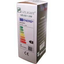 Uzlight Uzled 1,5W LED Ampul E14 3000K Buzdolabı Ampulü