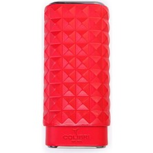Colibri Quasar Kırmızı Üçlü Deri Puro Kılıfı