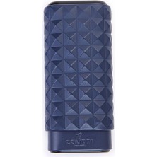 Colibri Quasar Lacivert Üçlü Deri Puro Kılıfı