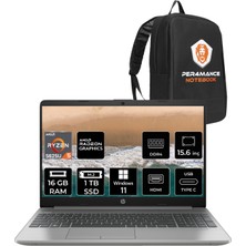 Hp 255 G9 Amd Ryzen 5 5625U 16GB 1tb SSD 15.6'' Fhd W11H Taşınabilir Bilgisayar 723Q2EA & Per4 Çanta 723Q2EAP313