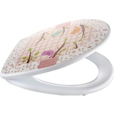 Altıntepe Karadeniz Klozet Kapak Kuş Desenli