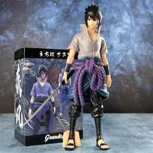 Ruiwen Naruto Sasuke Ayakta Poz Uchiha Sasuke Anime Figürü Modeli (Yurt Dışından)