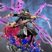 Ruiwen Tek Parça Onigashima Asura Üç Başlı ve Altı Kollu Zoro Şekil Modeli ile Dokuz Kılıç Tarzı Zoro (Yurt Dışından)