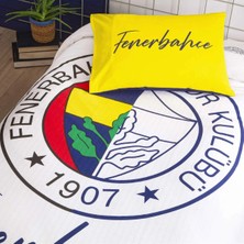 Taç Lisanslı Fenerbahçe Yarım Logo Tek Kişilik Pike Takımı
