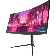 Rampage Raıden RA30R200C 30 200Hz 1ms Auo Va Wfhd Adaptivesync Rgb Pivot Curved Oyuncu Monitörü