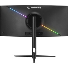 Rampage Raıden RA30R200C 30 200Hz 1ms Auo Va Wfhd Adaptivesync Rgb Pivot Curved Oyuncu Monitörü