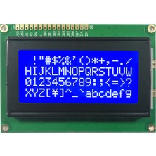 Alkatronik 1604A 4X16 Mavi Karakter LCD Modül Display Ekran 5V Beyaz Arka Işık 16X4 16 x 4 Standart Solüst LCD
