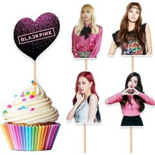 Parti Dükkanım Black Pink Şekilli Kürdan 10 Adet