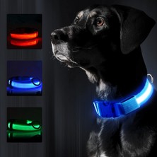 Shanhua Shop Kırmızı Stil S Beden LED Köpek Tasması USB Şarj Edilebilir Parlak ve Yüksek Görünürlük Işıklı Glow Yaka Evcil Hayvan Gece Yürüyüşü Için Ayarlanabilir Aydınlık Yaka (Yurt Dışından)