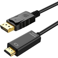 Koodmax - 4K 60Hz Hdr Displayport To HDMI Çevirici Kablo - Display Port Dp To HDMI Kablosu - 1.8m