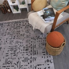 Alperenler Tekstil Şönil Kilim Saçaklı Kaymaz Dokuma Kilim Salon Halısı Mutfak Halısı Balkon Halısı Yolluk Iskandinav