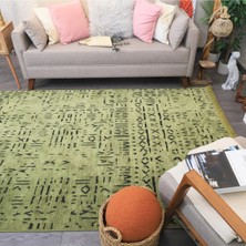 Alperenler Tekstil Şönil Kilim Saçaklı Kaymaz Dokuma Kilim Salon Halısı Mutfak Halısı Balkon Halısı Yolluk Iskandinav