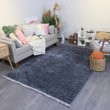 Alperenler Tekstil Şönil Kilim Saçaklı Kaymaz Dokuma Kilim Salon Halısı Mutfak Halısı Balkon Halısı Yolluk Iskandinav