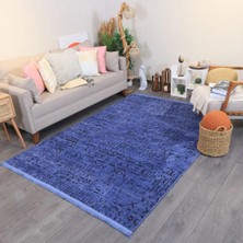 Alperenler Tekstil Şönil Kilim Saçaklı Kaymaz Dokuma Kilim Salon Halısı Mutfak Halısı Balkon Halısı Yolluk Iskandinav