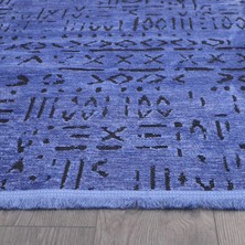 Alperenler Tekstil Şönil Kilim Saçaklı Kaymaz Dokuma Kilim Salon Halısı Mutfak Halısı Balkon Halısı Yolluk Iskandinav