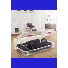 abnturk Jumbo Boy 62*380*420 Çizme Saklama Kutusu Büyük Boy Çizme Kutusu Şeffaf Çizme ve Bot Saklama Kutusu