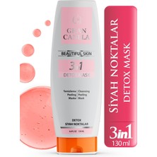 Gran Canela 3’ü 1 Arada Arındırıcı Detox ve Peeling Etkili Maske Siyah Nokta Karşıtı 130 ml