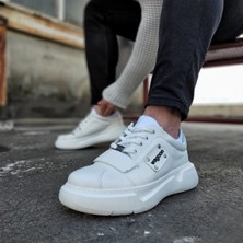 Erbilden WG018 Beyaz Kot Kumaş Erkek Casual Ayakkabı