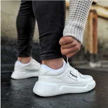 Erbilden WG018 Beyaz Kot Kumaş Erkek Casual Ayakkabı