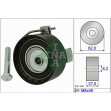 Ina Eksantrik Gergi Kiti 117X220 Cmax 1.6 16V-FOCUS 1.4-1.6 16V-FIESTA 1.2-1.4-1.6 16V K045433XS 18051