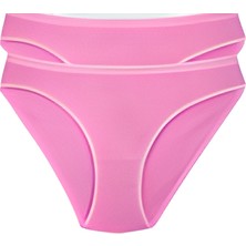 Mbb E-Ticaret 6 Adet Pamuklu Esnek Kadın Slip Bikini Külot Geniş Lastikli Baskılı