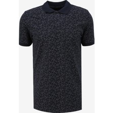 Lee Cooper Newfresh Erkek %100 Pamuk Polo Yaka T-Shirt Lacivert